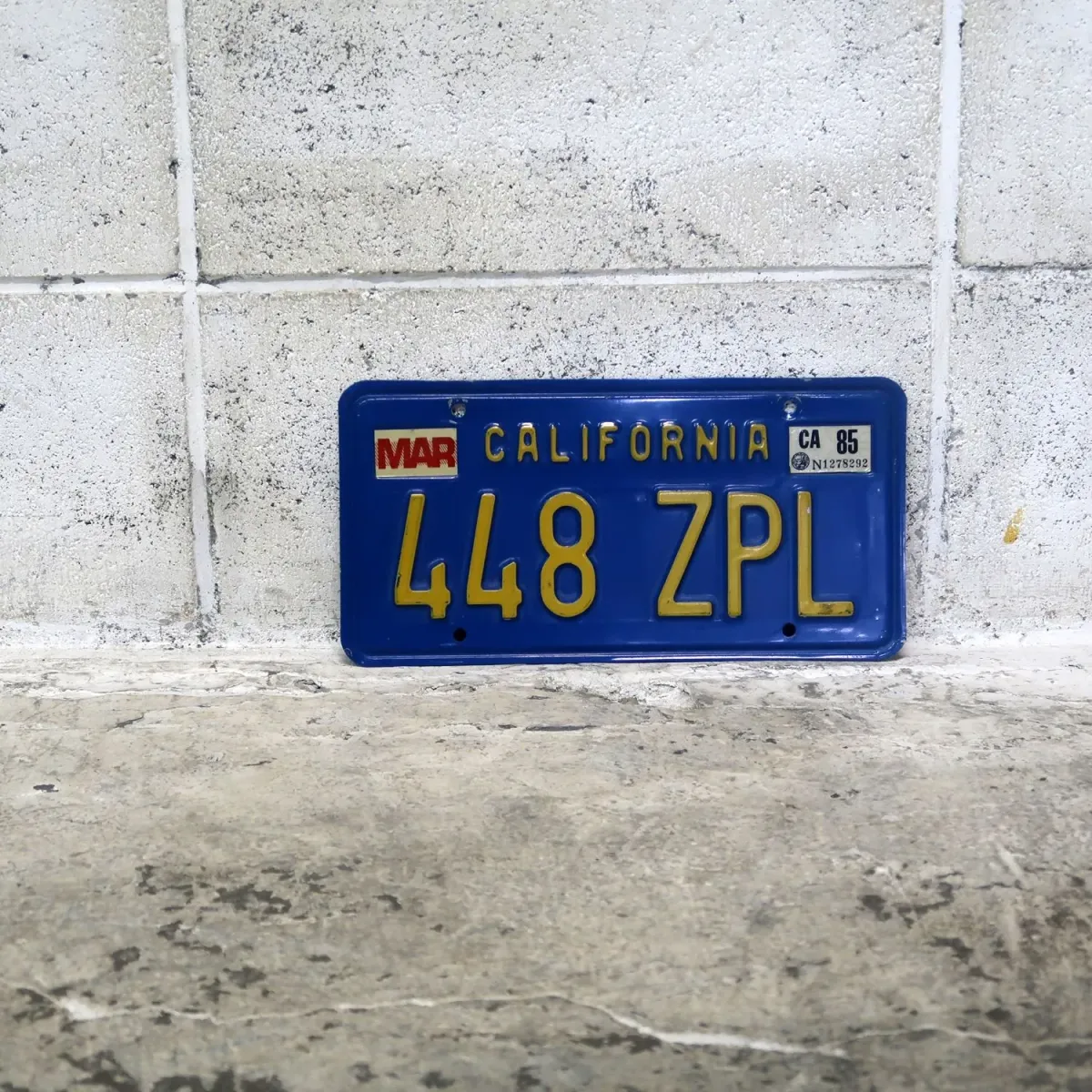 CALIFORNIA ビンテージ ナンバープレート