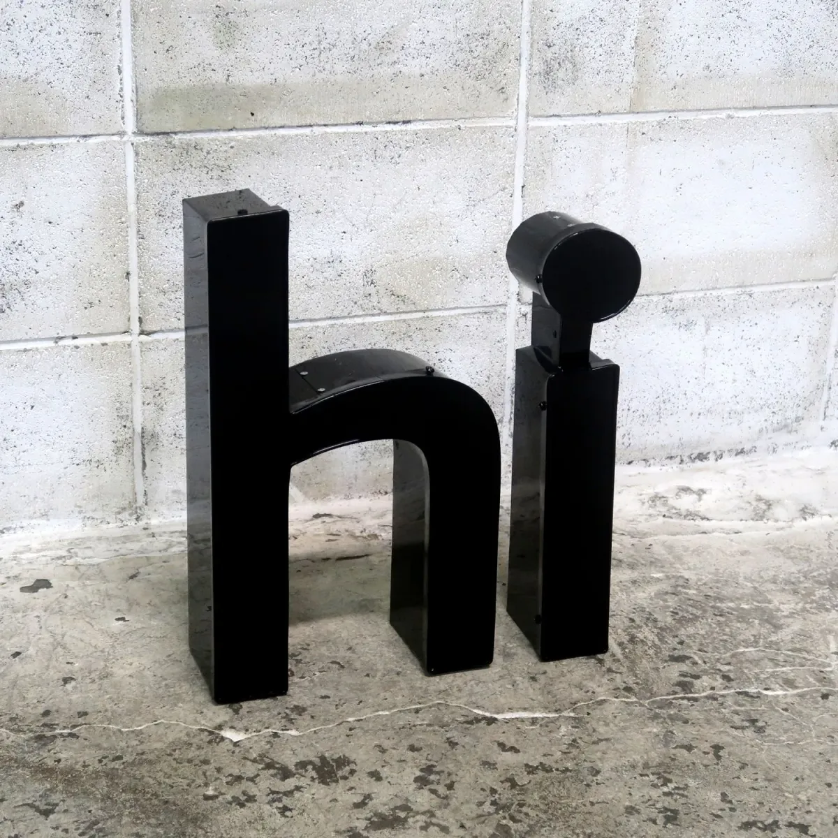 ビンテージ レターサイン h