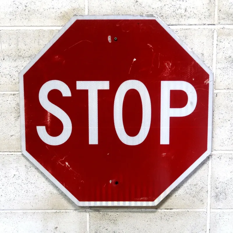 STOP ビンテージ ロードサイン