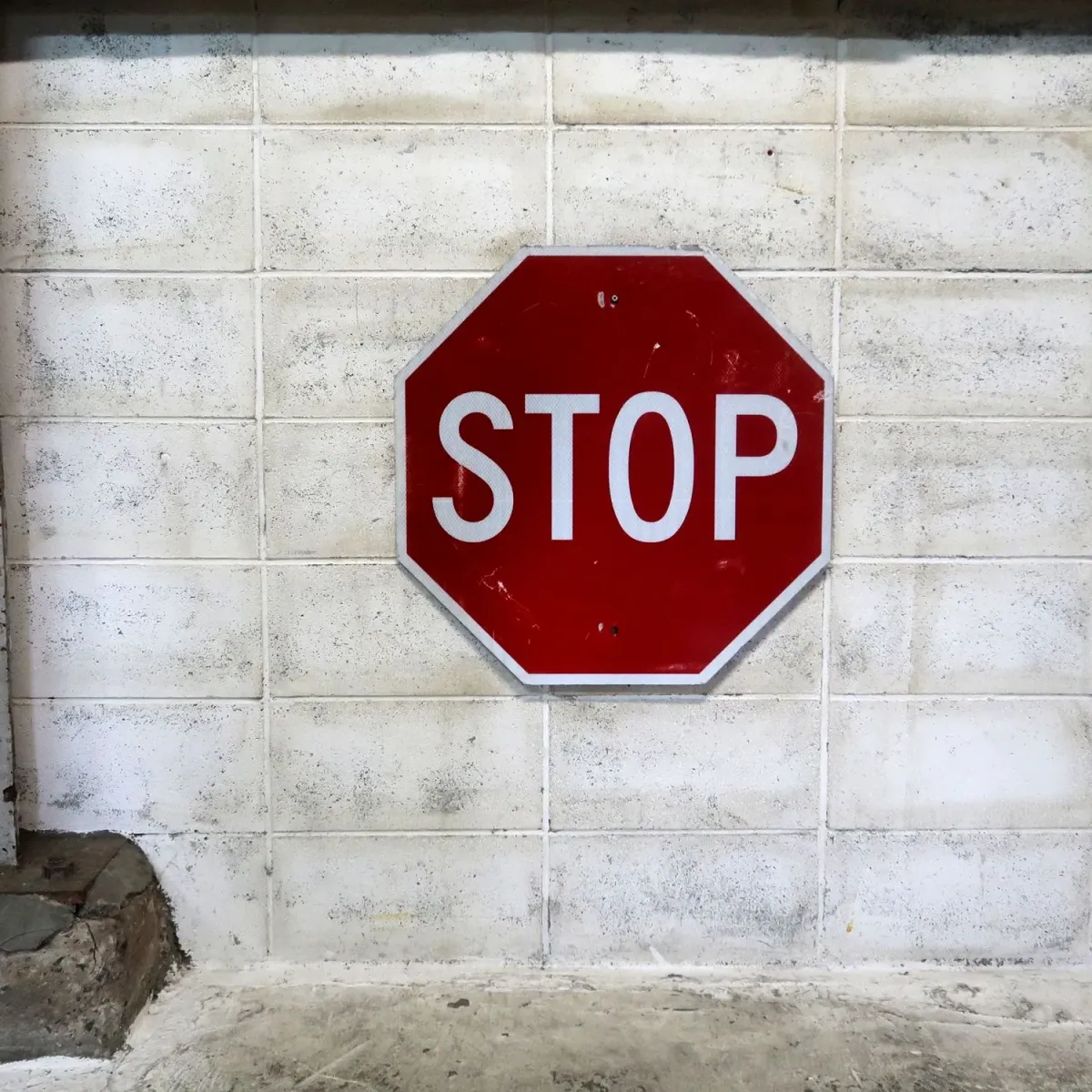 STOP ビンテージ ロードサイン