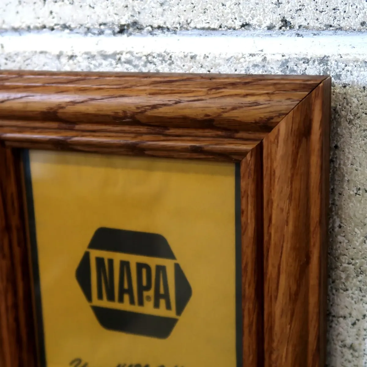 NAPA ビンテージ 額装 フレームサイン