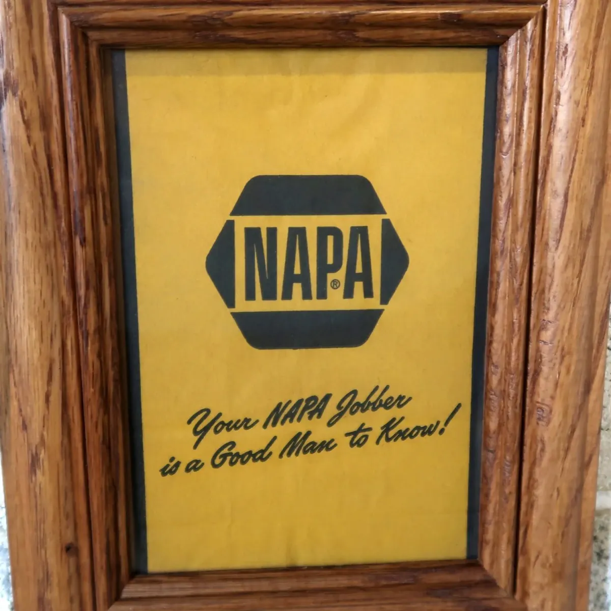 NAPA ビンテージ 額装 フレームサイン