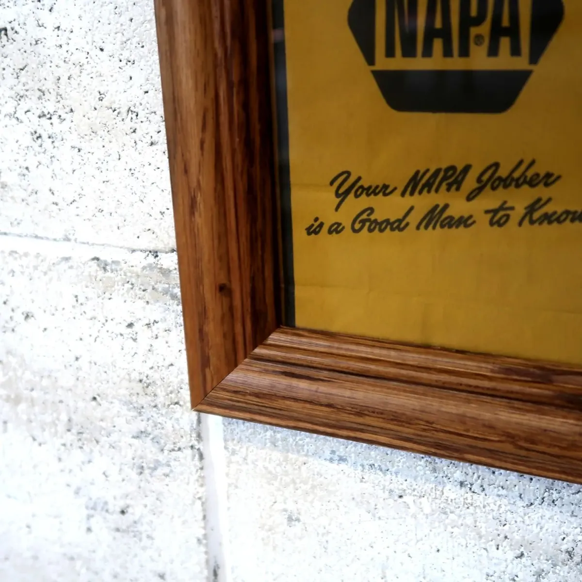 NAPA ビンテージ 額装 フレームサイン