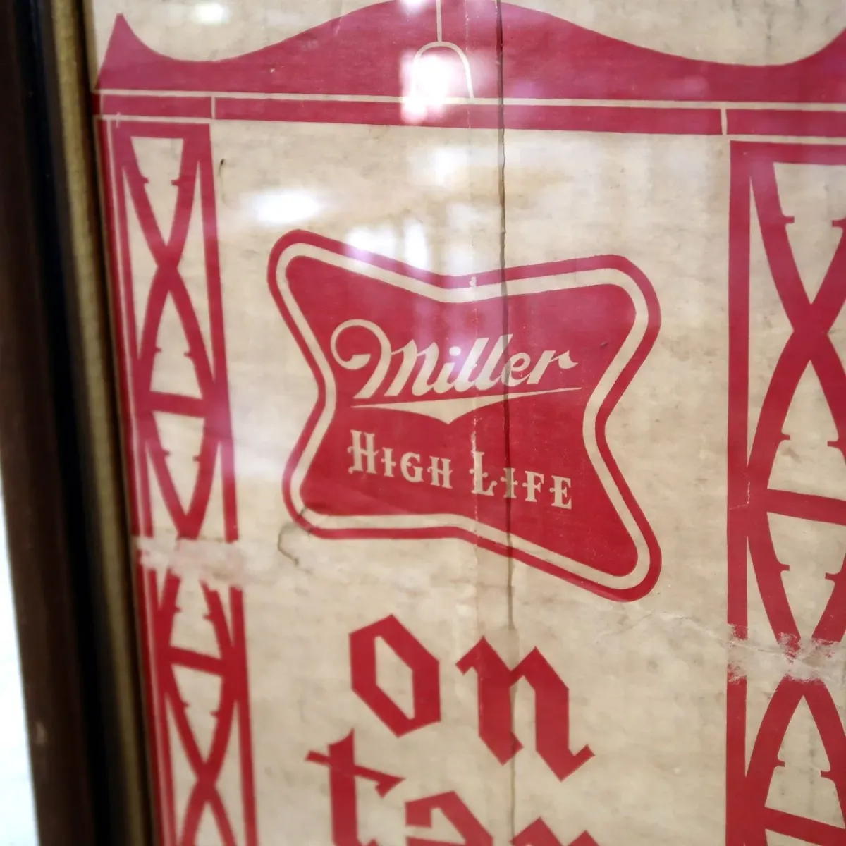 Miller HIGH LIFE ビンテージ 額装 フレームサイン