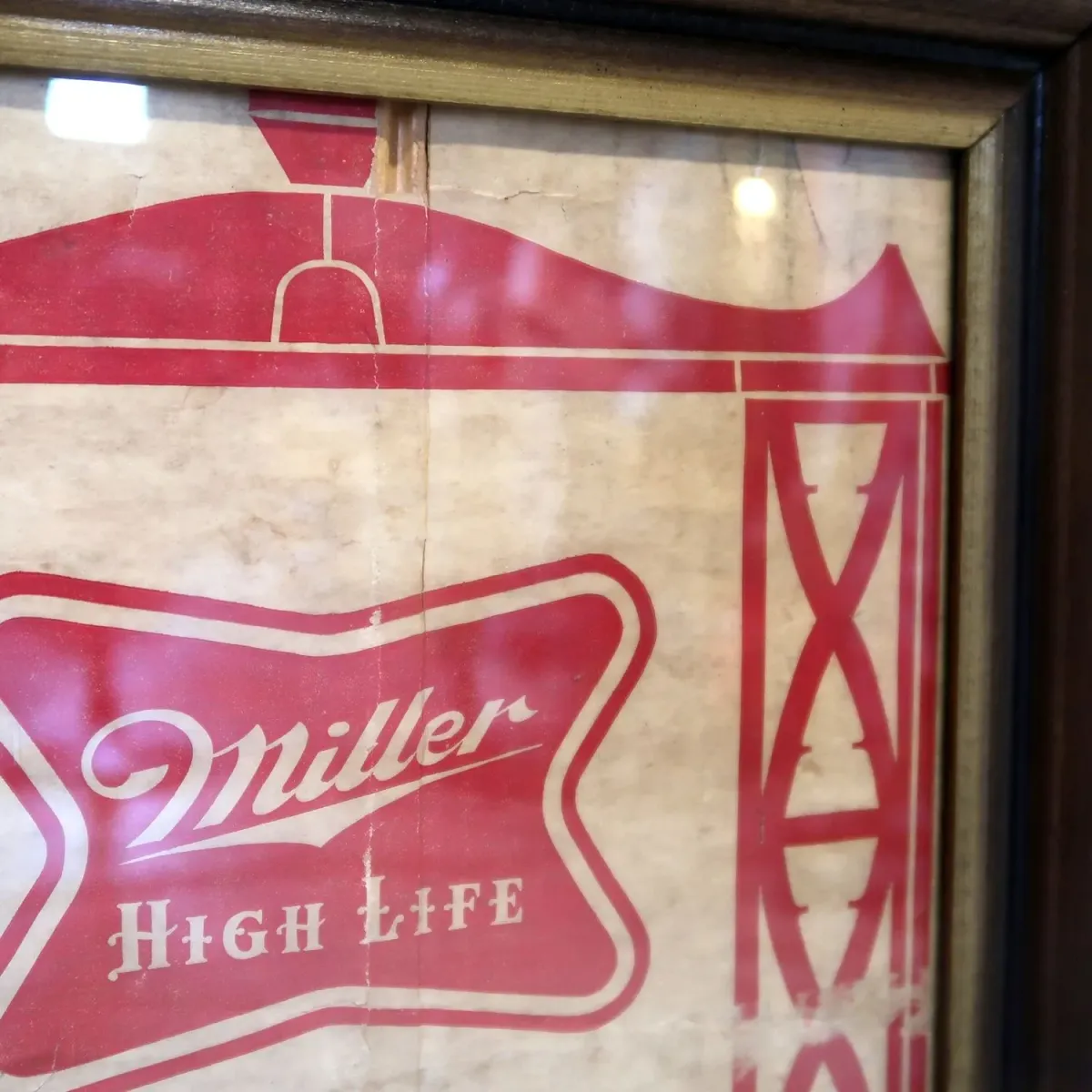 Miller HIGH LIFE ビンテージ 額装 フレームサイン