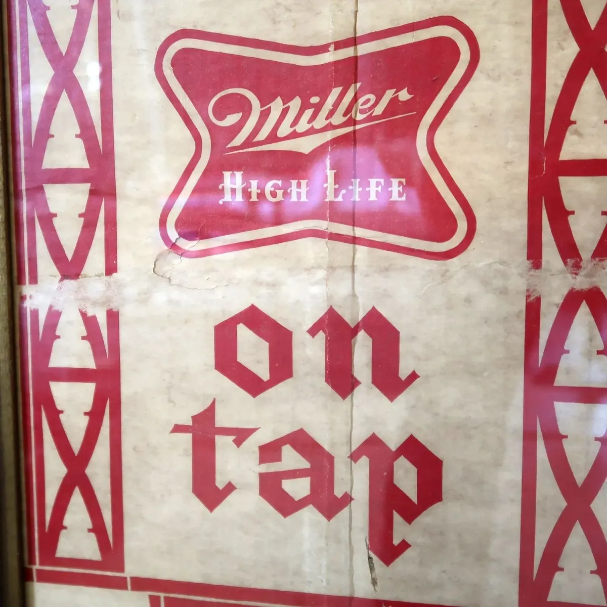 Miller HIGH LIFE ビンテージ 額装 フレームサイン