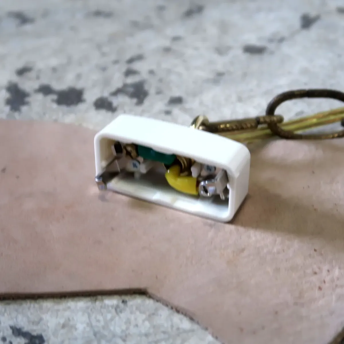 アンティーク フロストガラス ペンダントランプ