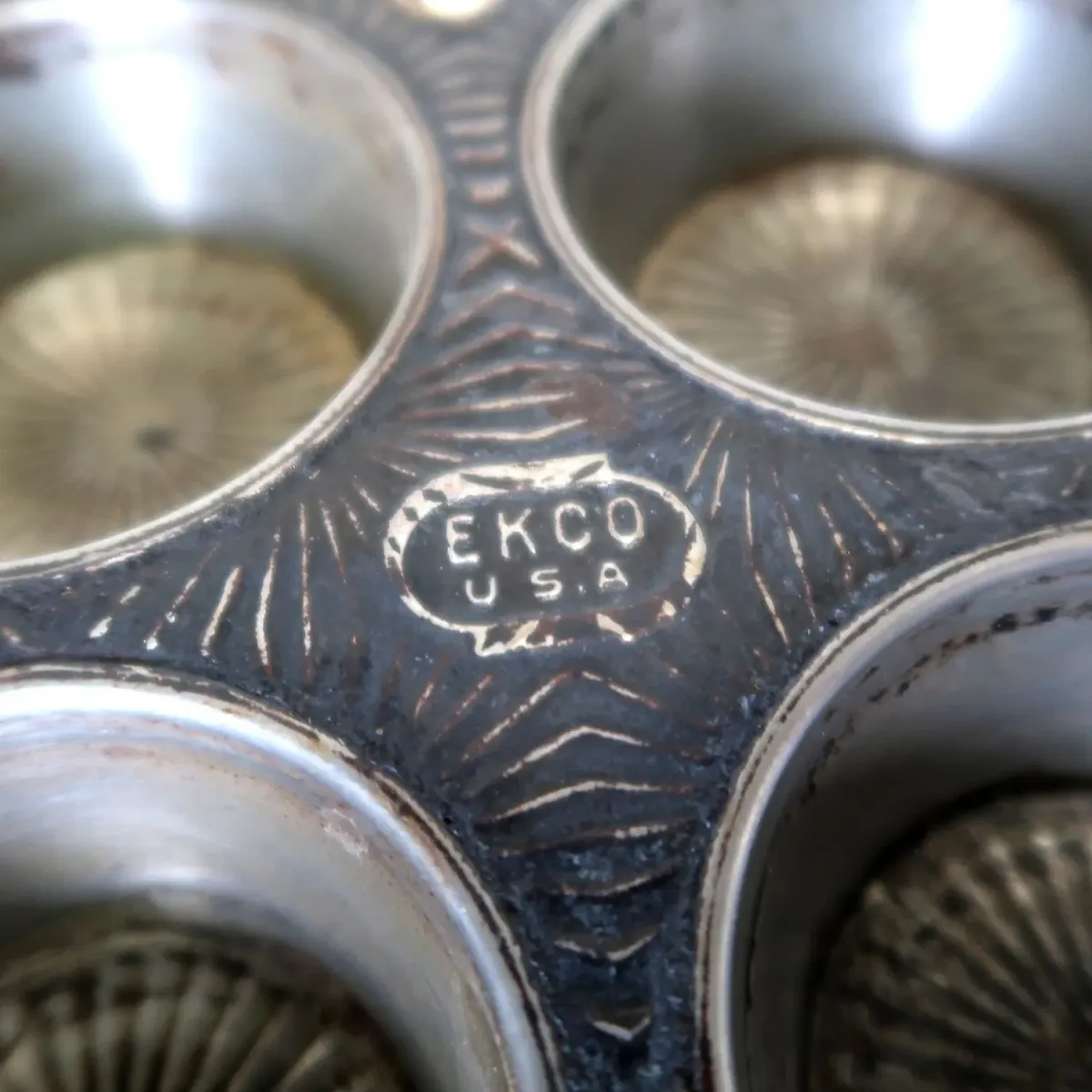EKCO ビンテージ マフィンパン メタルトレイ