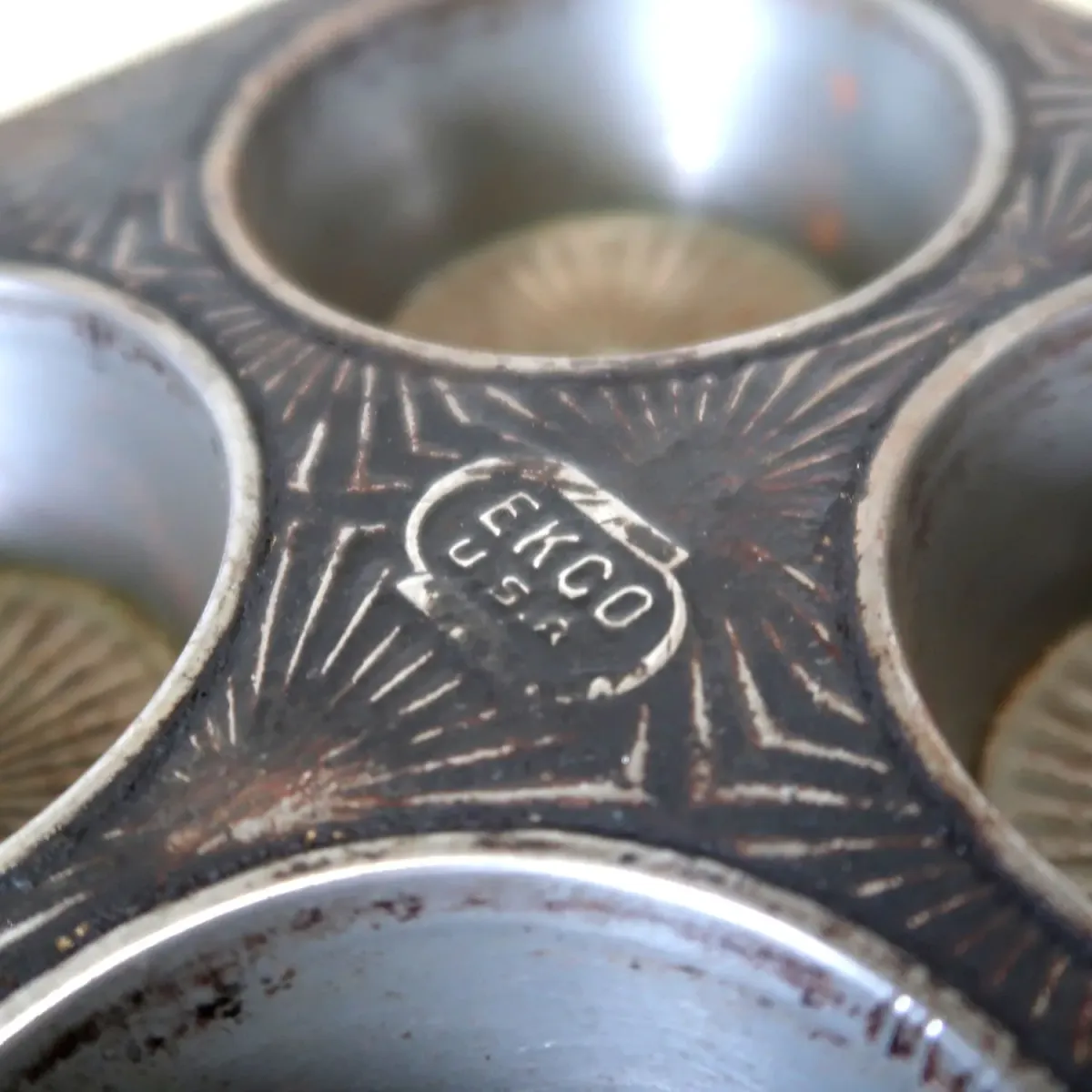 EKCO ビンテージ マフィンパン メタルトレイ