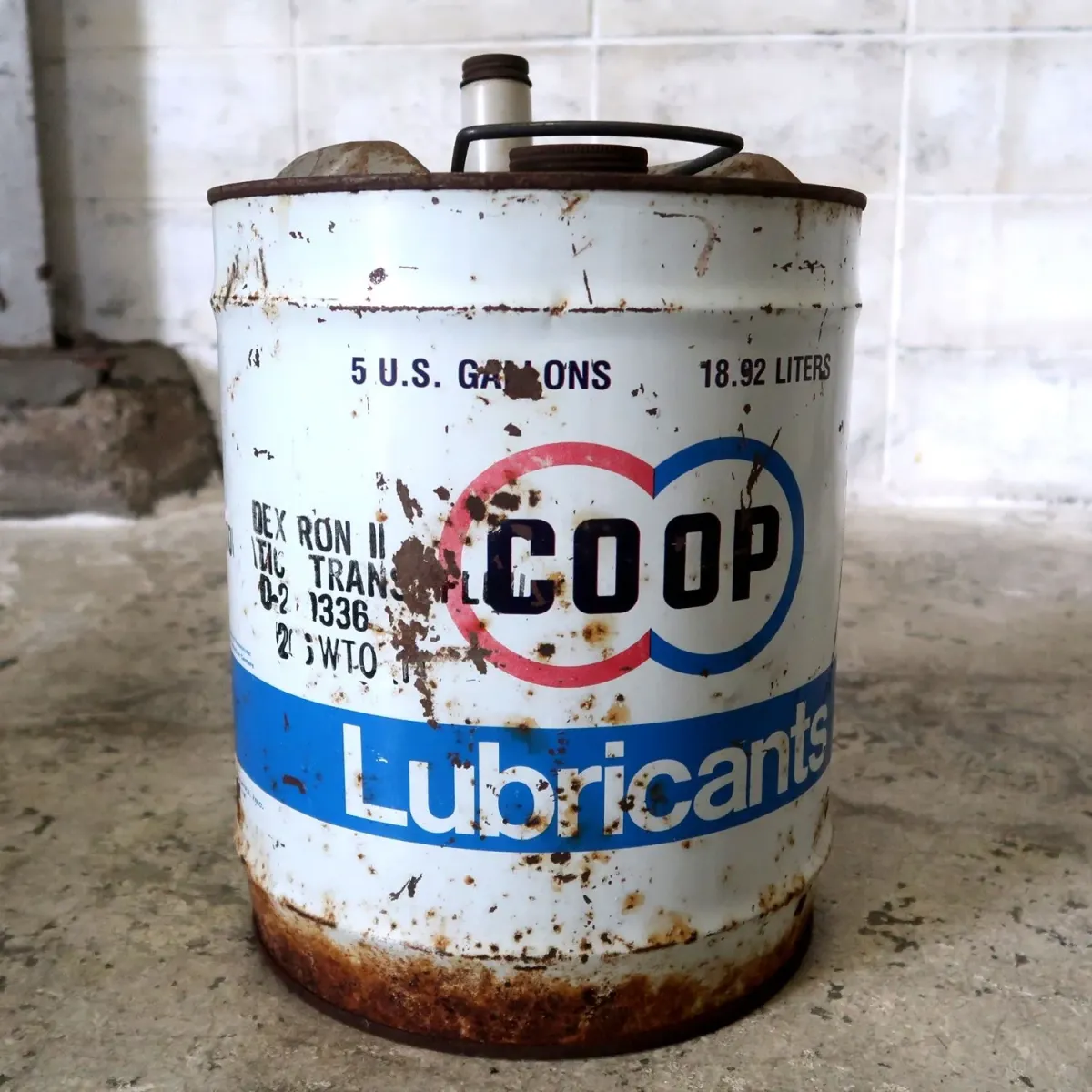COOP ビンテージ オイル缶