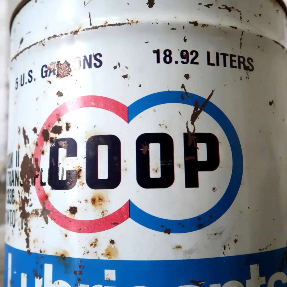 COOP ビンテージ オイル缶