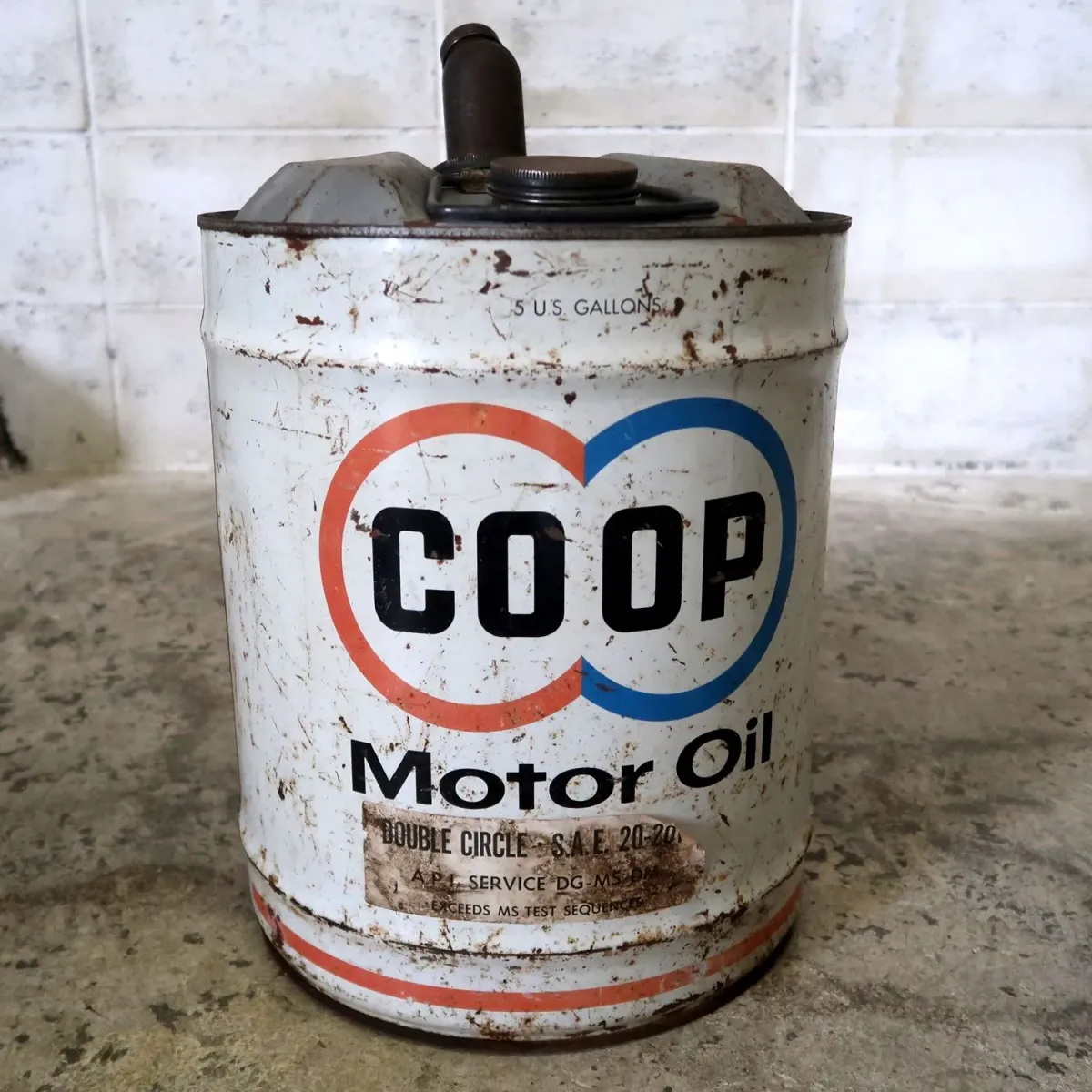 COOP ビンテージ オイル缶