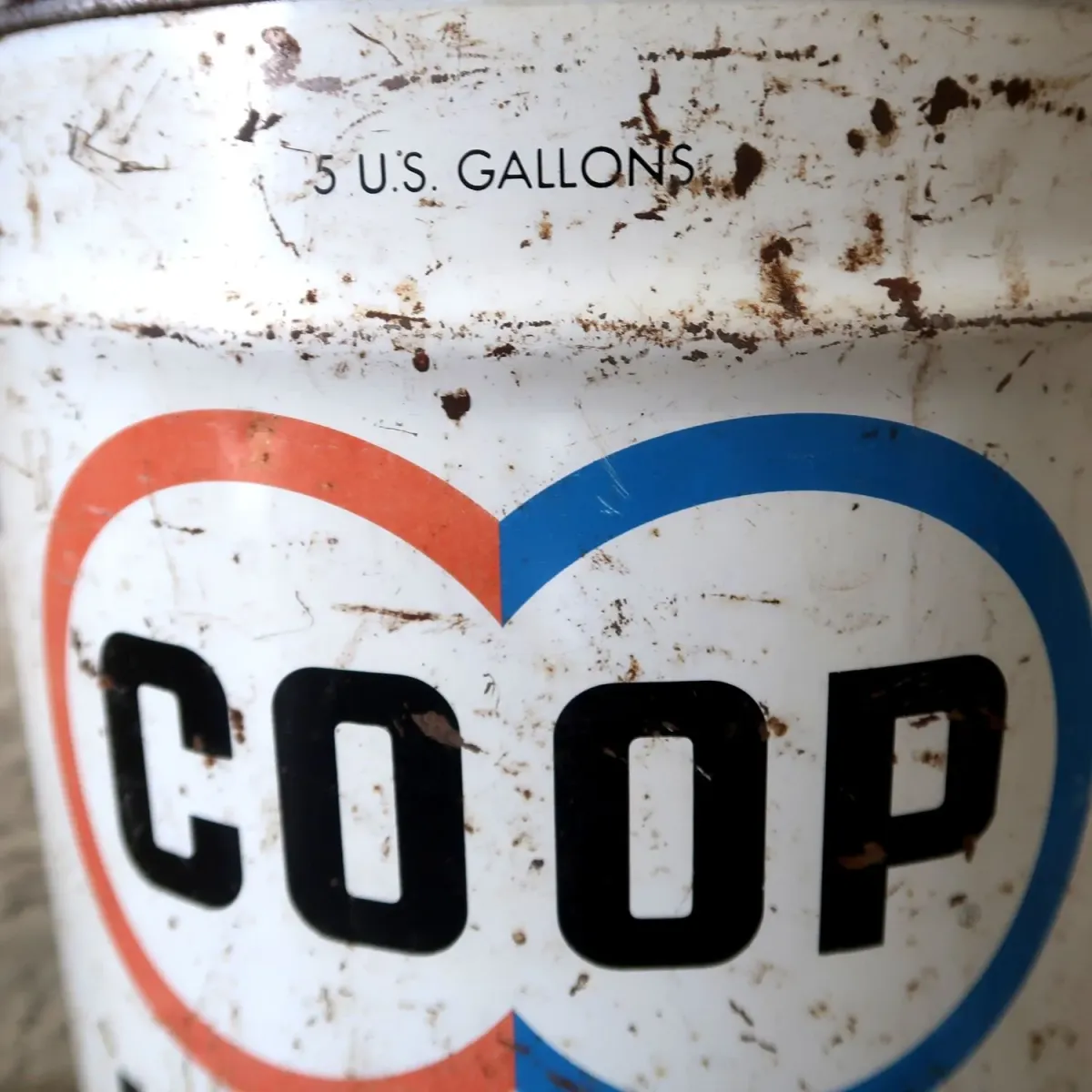 COOP ビンテージ オイル缶