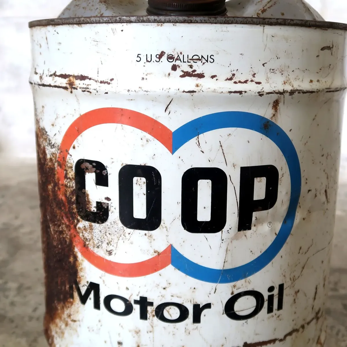 COOP ビンテージ オイル缶