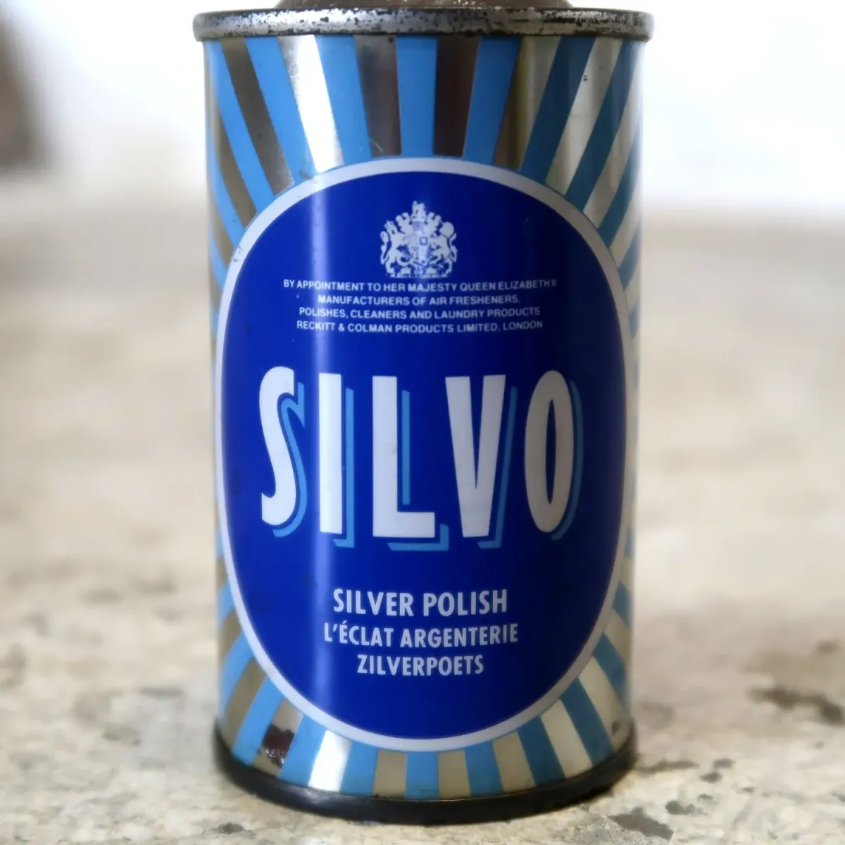 SILVO ビンテージ ミニメタル缶