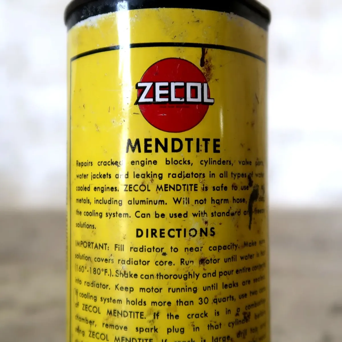 ZECOL ビンテージ オイル缶