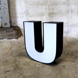 ビンテージ レターサイン U