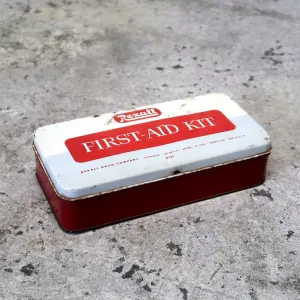 Rexall FIRST AID メタルボックス