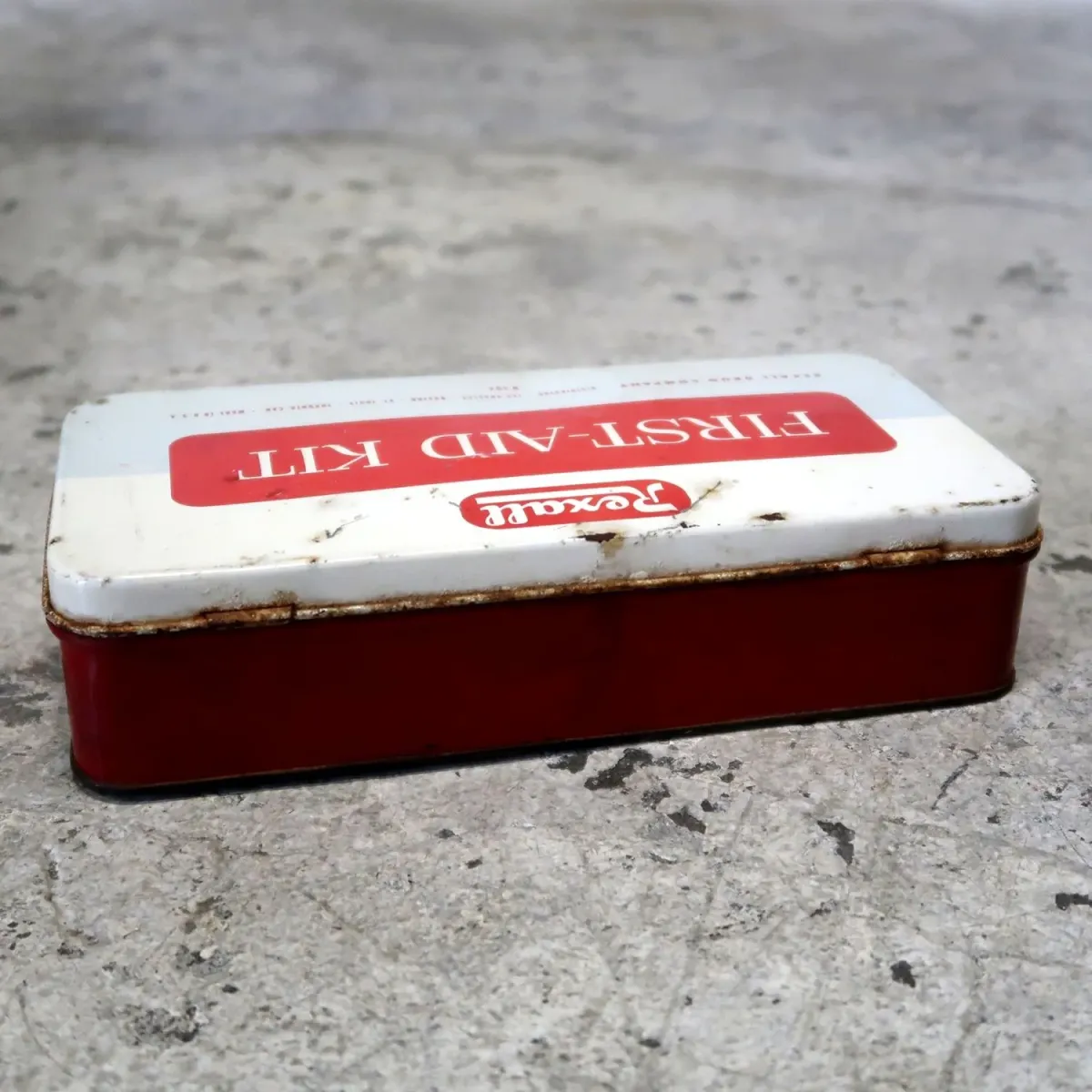 Rexall FIRST AID メタルボックス