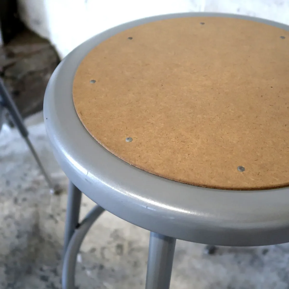 National Public Seating メタルスツール 3脚セット