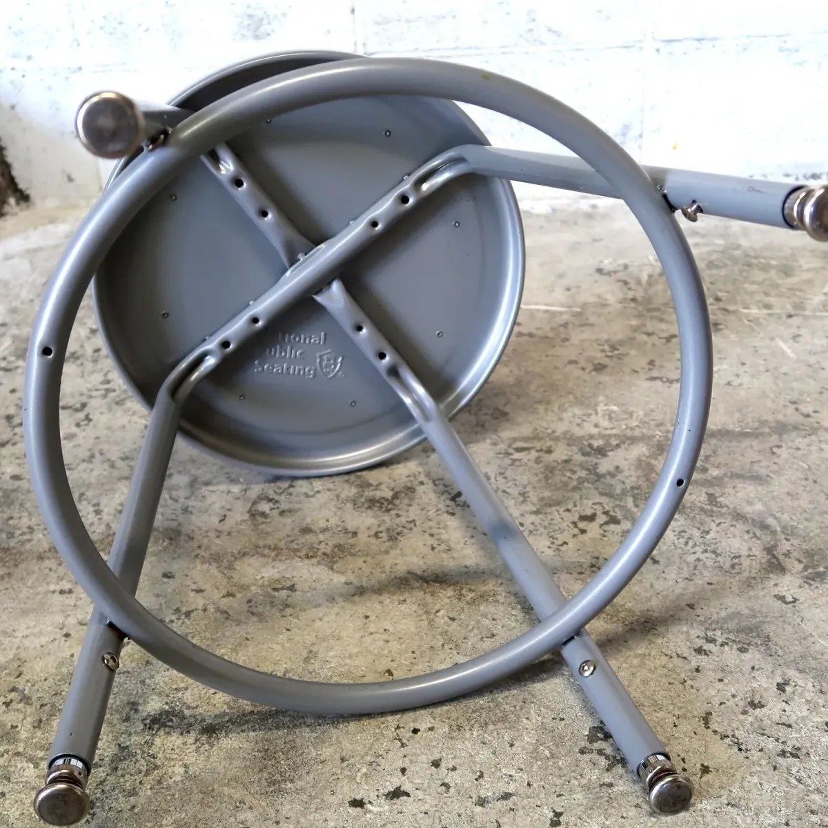 National Public Seating メタルスツール 3脚セット
