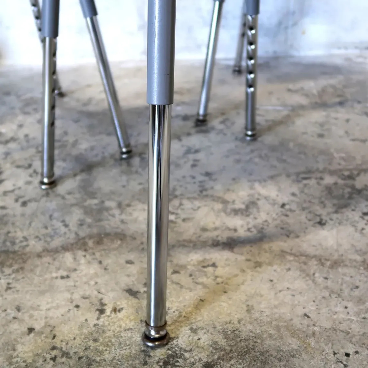 National Public Seating メタルスツール 3脚セット