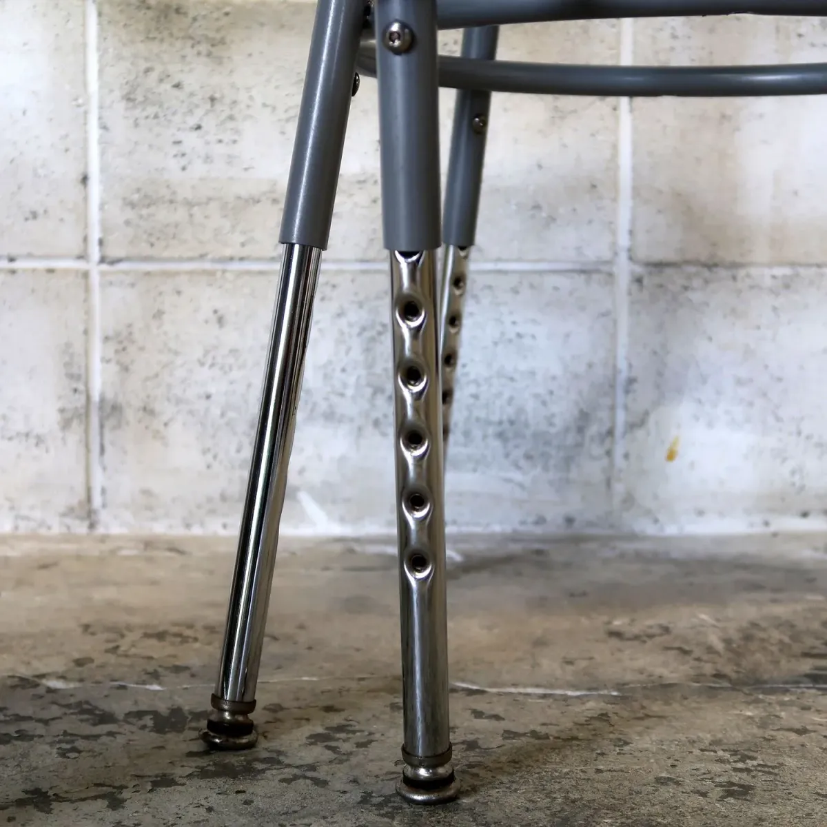 National Public Seating メタルスツール 3脚セット