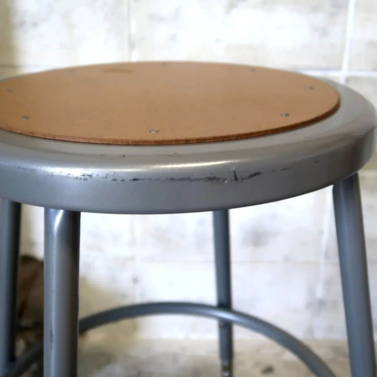 National Public Seating メタルスツール 3脚セット