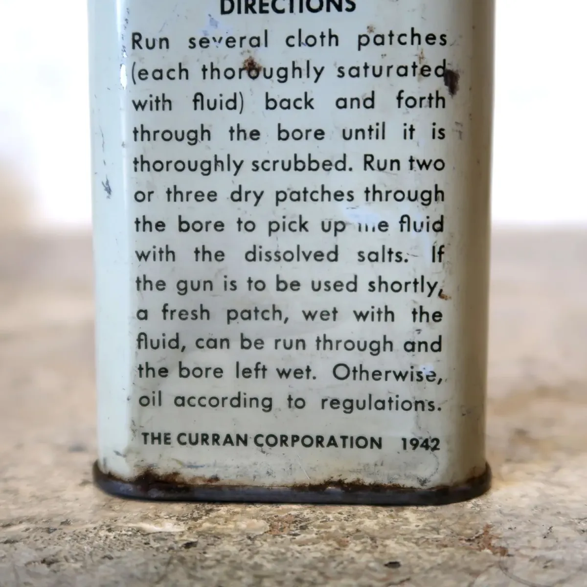 CURRAN CORP. ビンテージ メタル缶