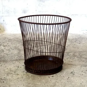 THE MASSILLON WIRE BASKET CO. ビンテージ ワイヤーメタル ゴミ箱