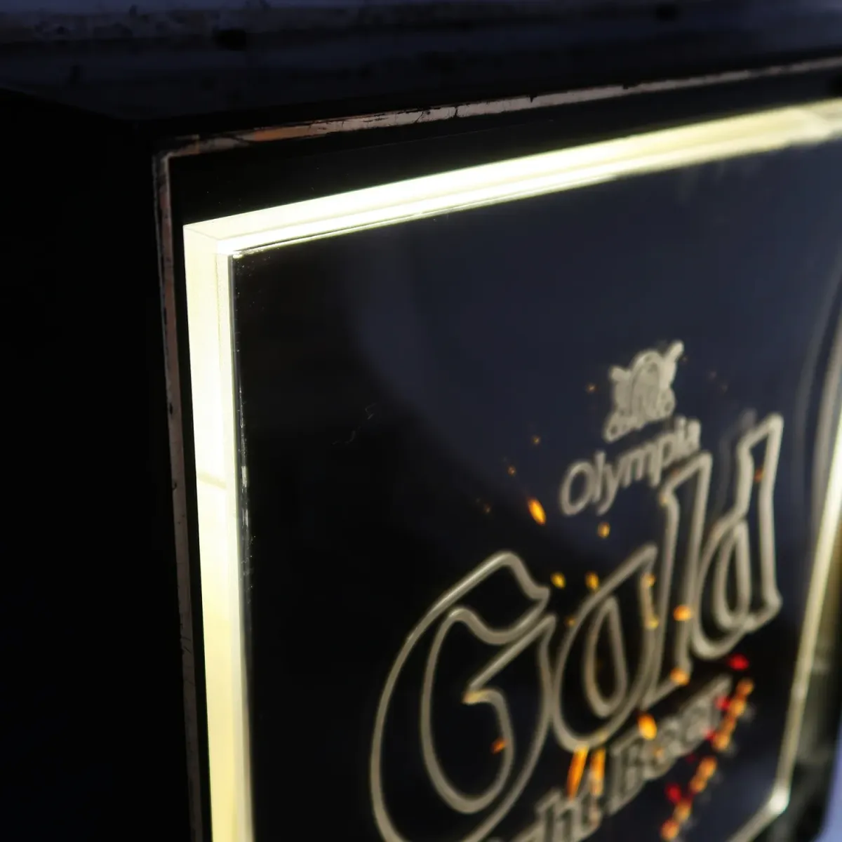 Olympia Gold Light Beer ビンテージ ライトサイン
