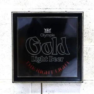 Olympia Gold Light Beer ビンテージ ライトサイン