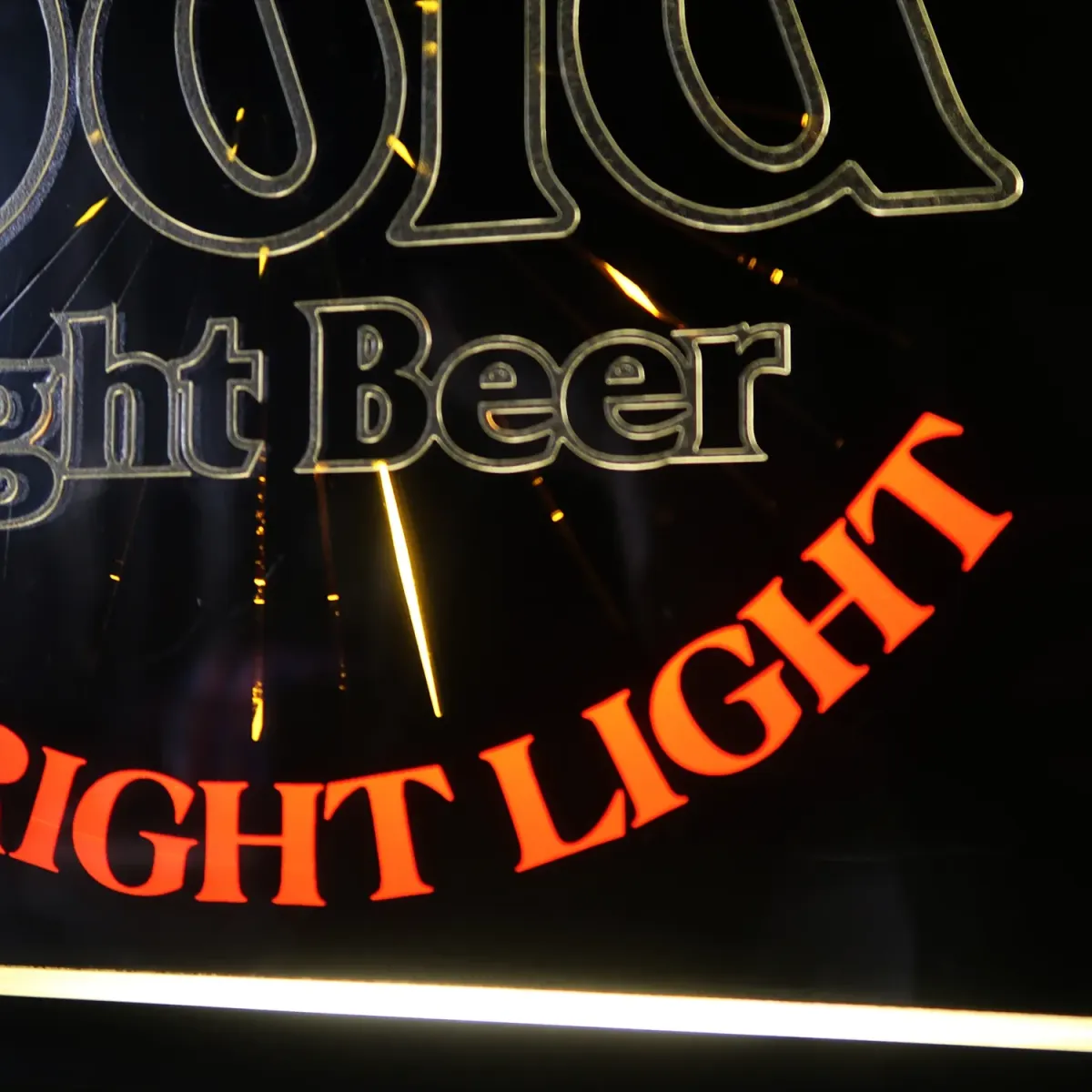 Olympia Gold Light Beer ビンテージ ライトサイン