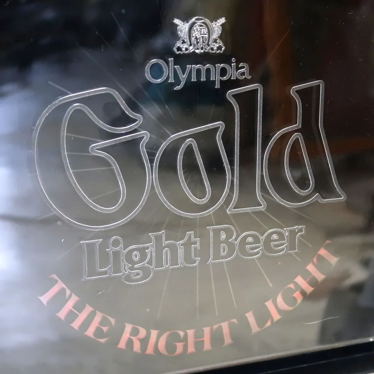 Olympia Gold Light Beer ビンテージ ライトサイン