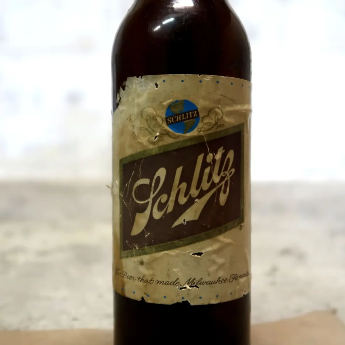 Schlitz ビンテージ ボトル型懐中電灯