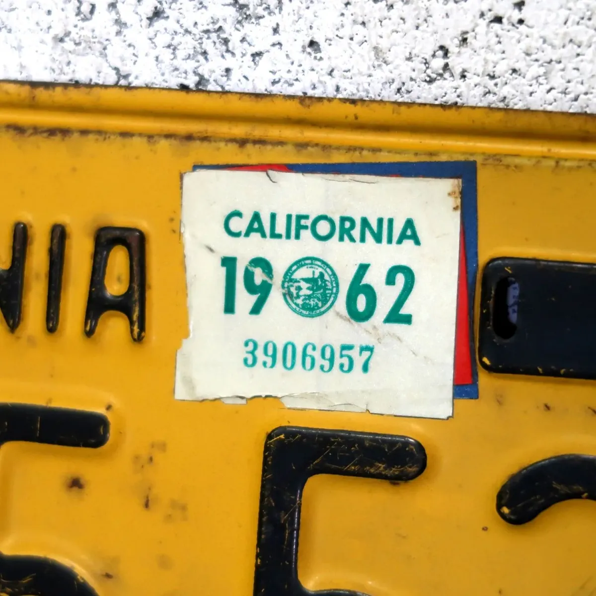 50's～ CALIFORNIA ビンテージ ナンバープレート