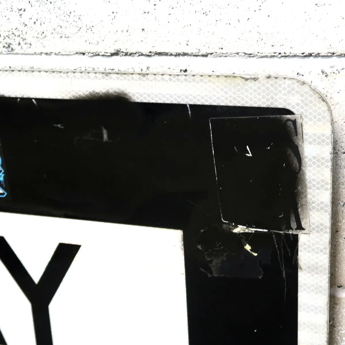 ONE WAY 大型ロードサイン