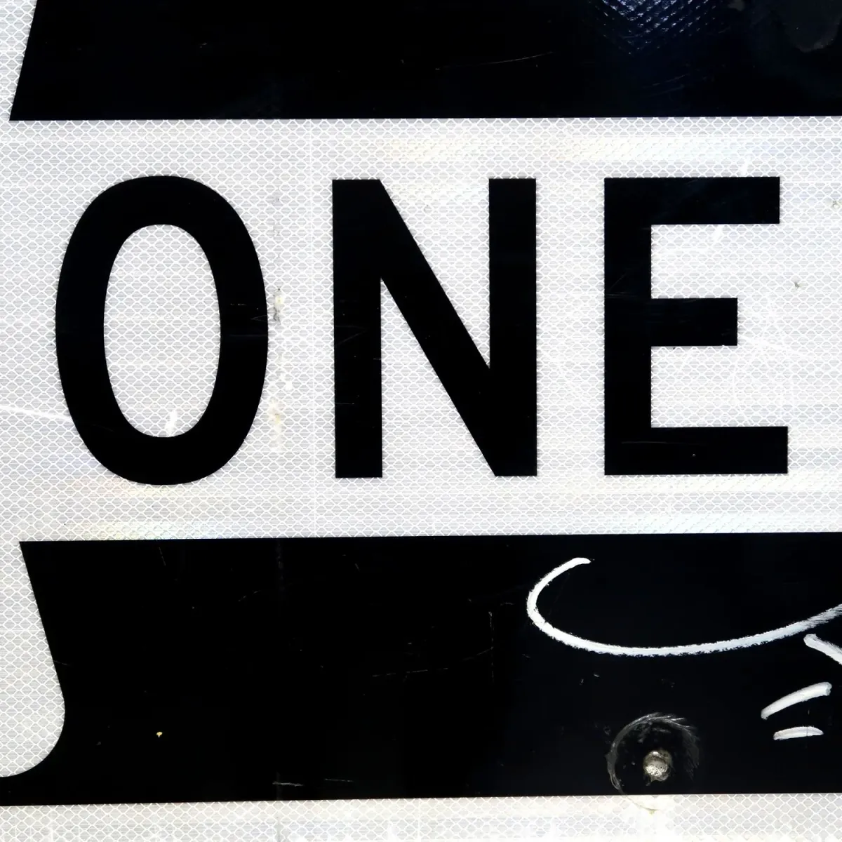 ONE WAY 大型ロードサイン
