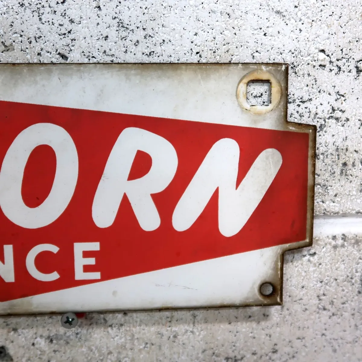 ALCORN FENCE ビンテージ ホーローサイン