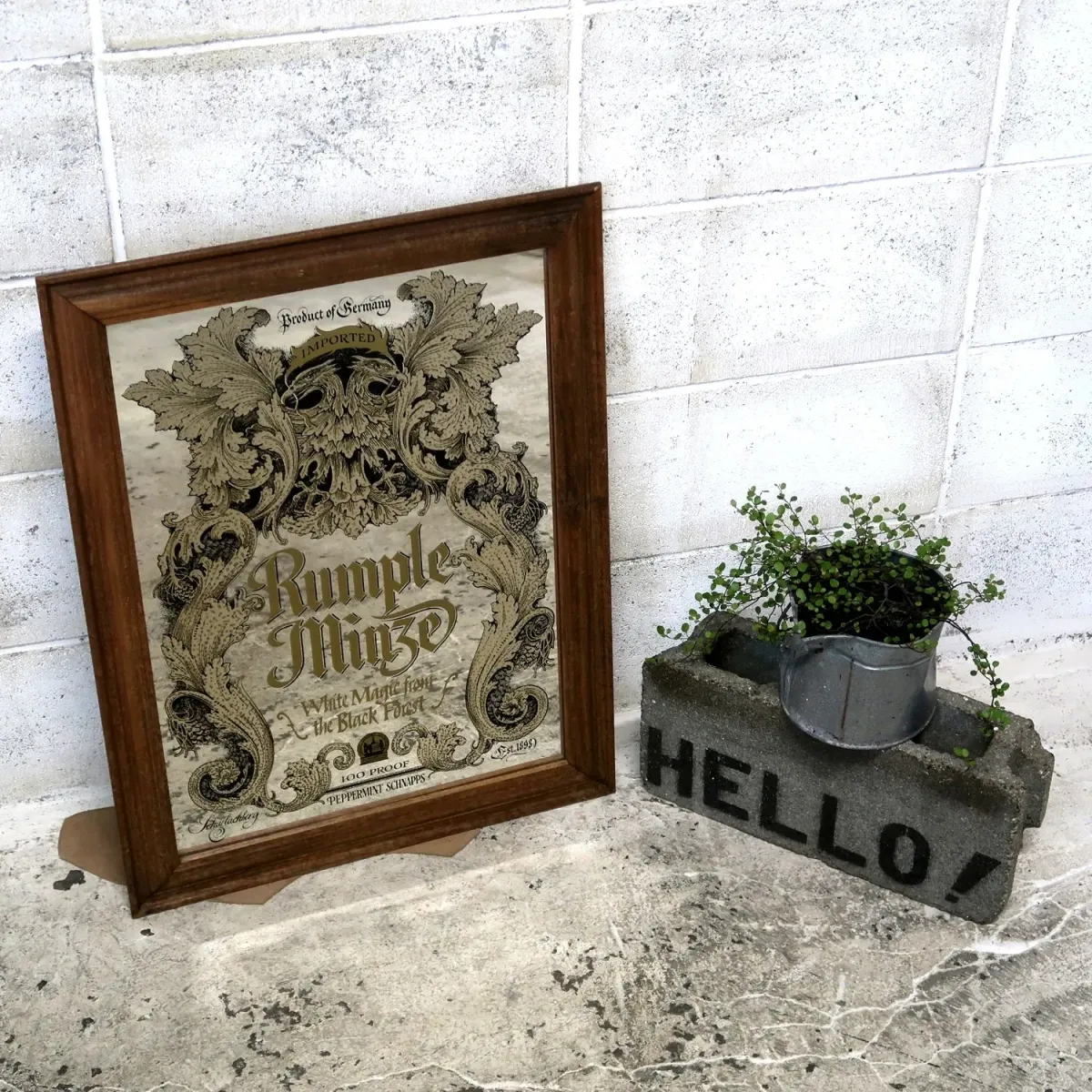 Rumple Minze ビンテージ パブミラー