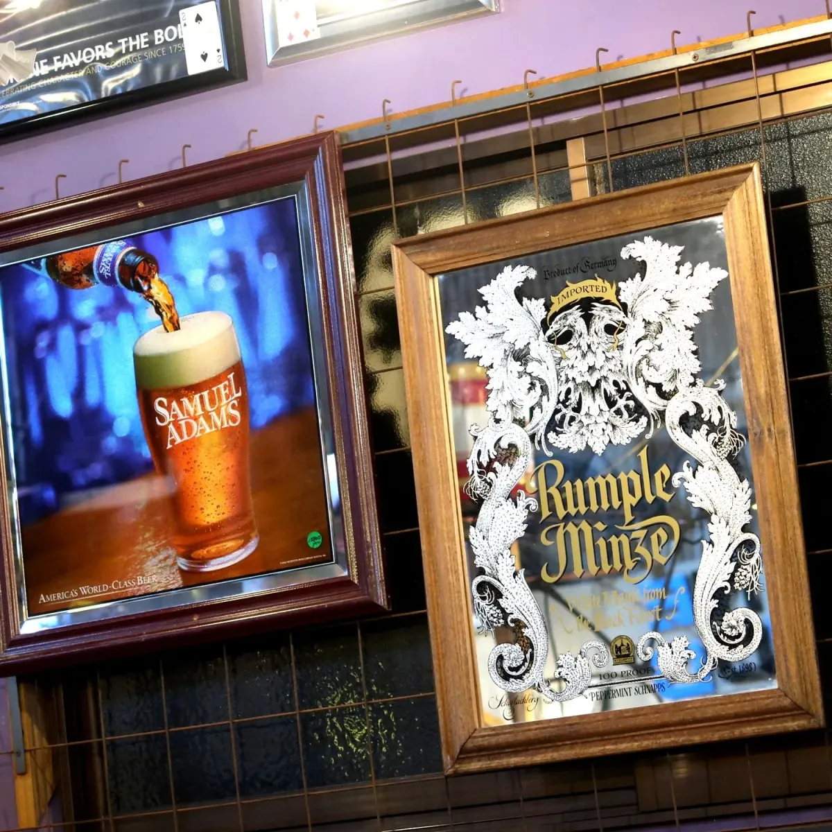Rumple Minze ビンテージ パブミラー