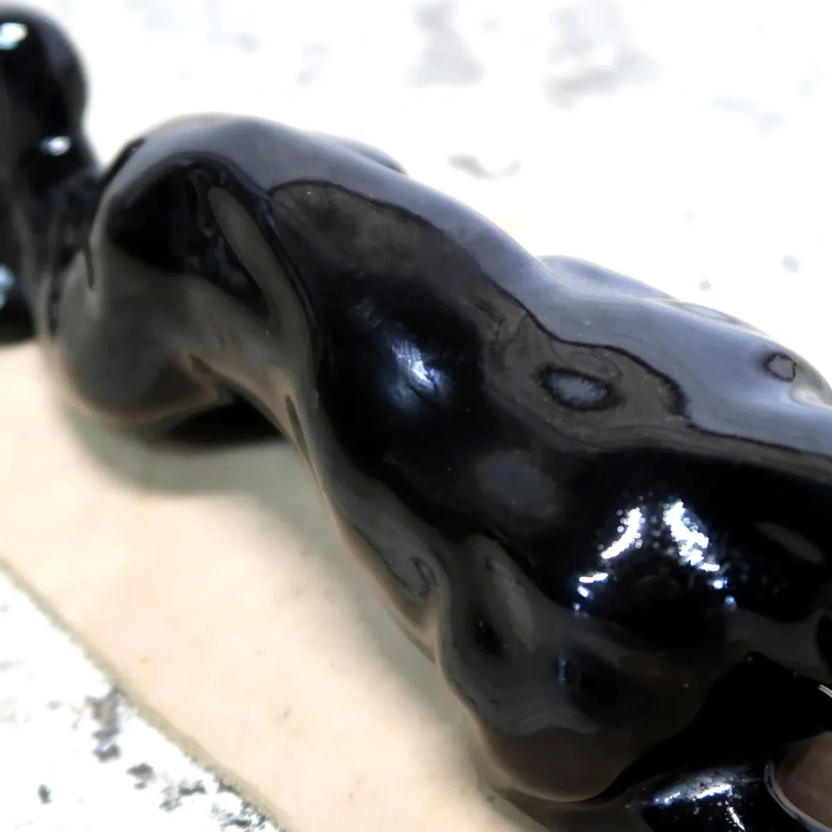 ビンテージ ブラックパンサー オブジェ