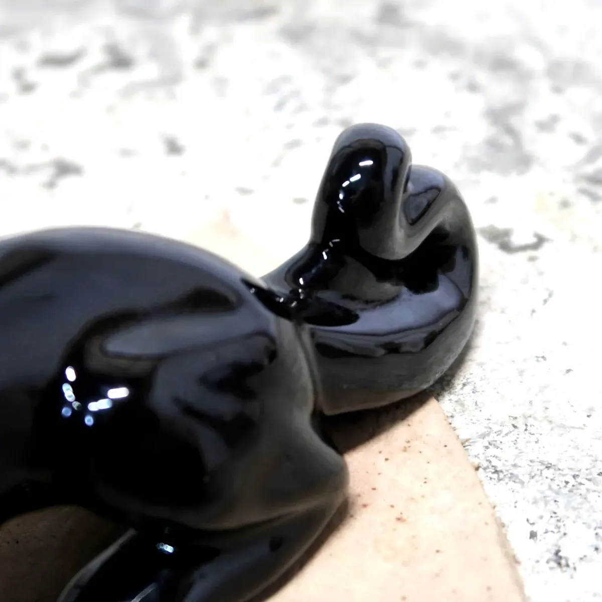 ビンテージ ブラックパンサー オブジェ