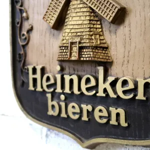 Heineken ビンテージ ウォールサイン