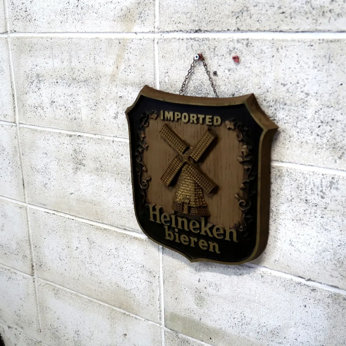 Heineken ビンテージ ウォールサイン