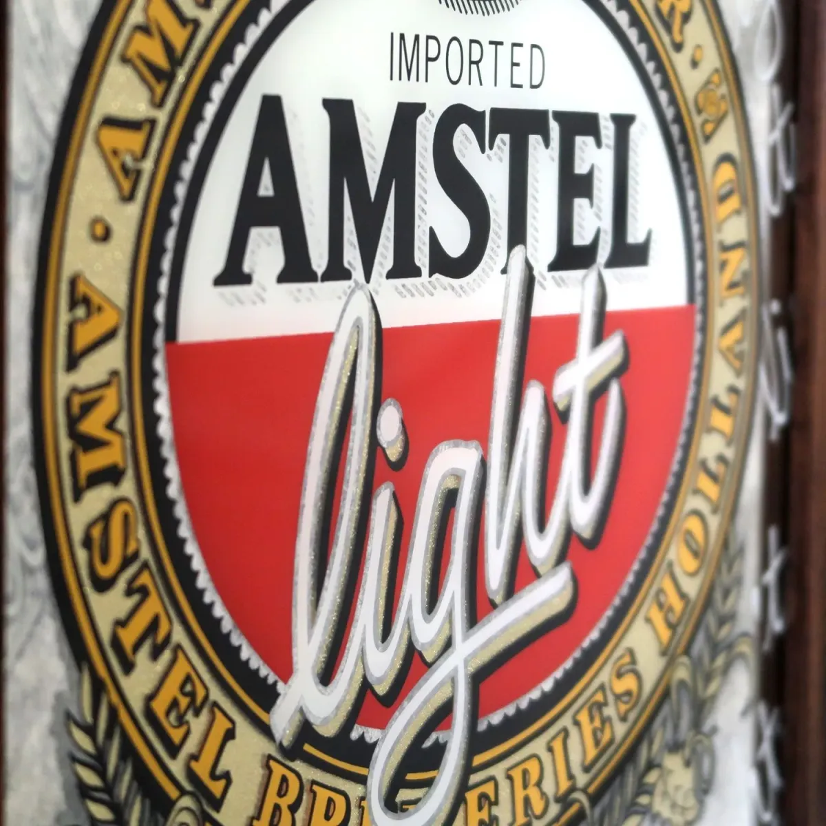 AMSTEL light ビンテージ パブミラー