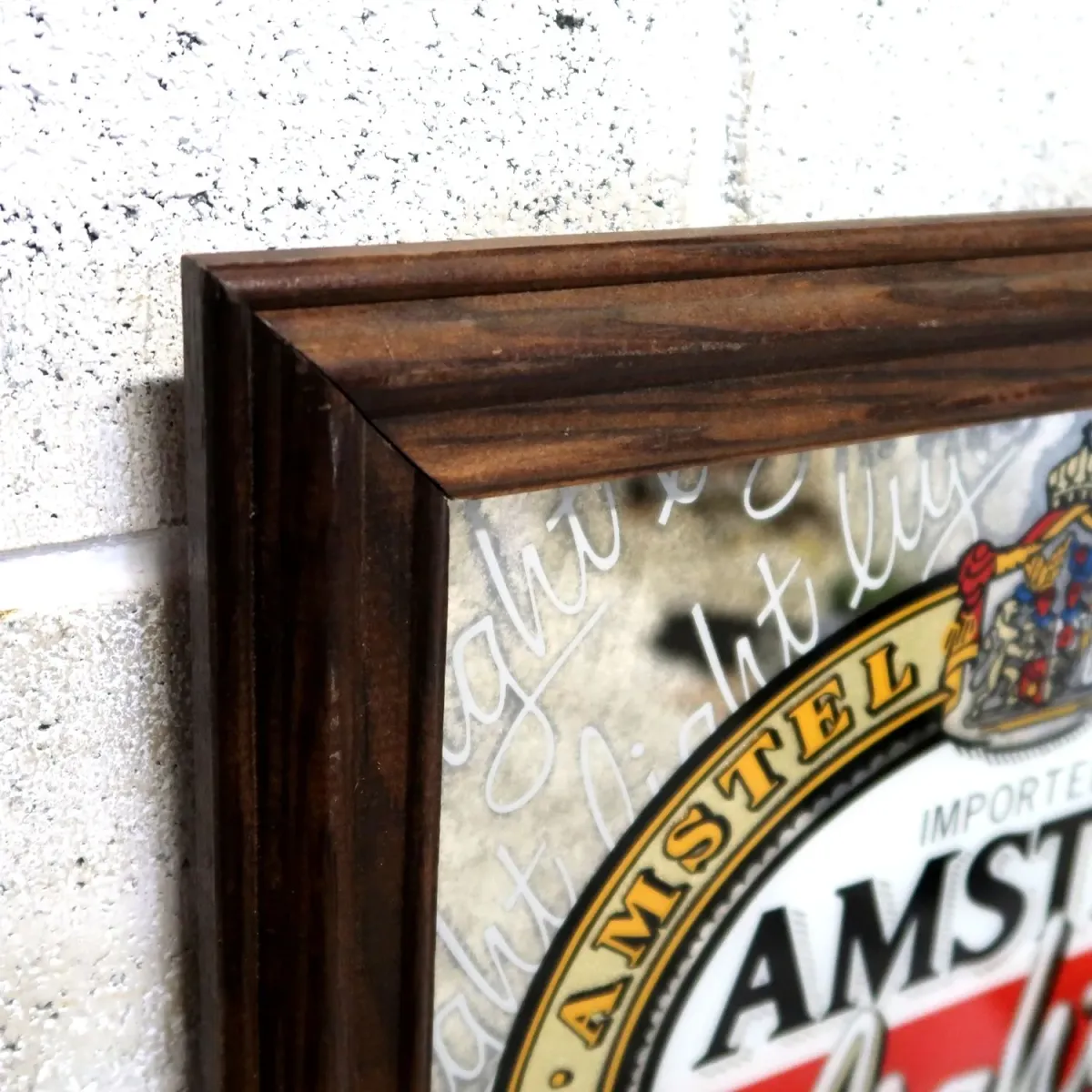 AMSTEL light ビンテージ パブミラー