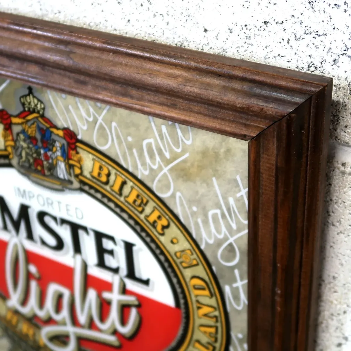 AMSTEL light ビンテージ パブミラー