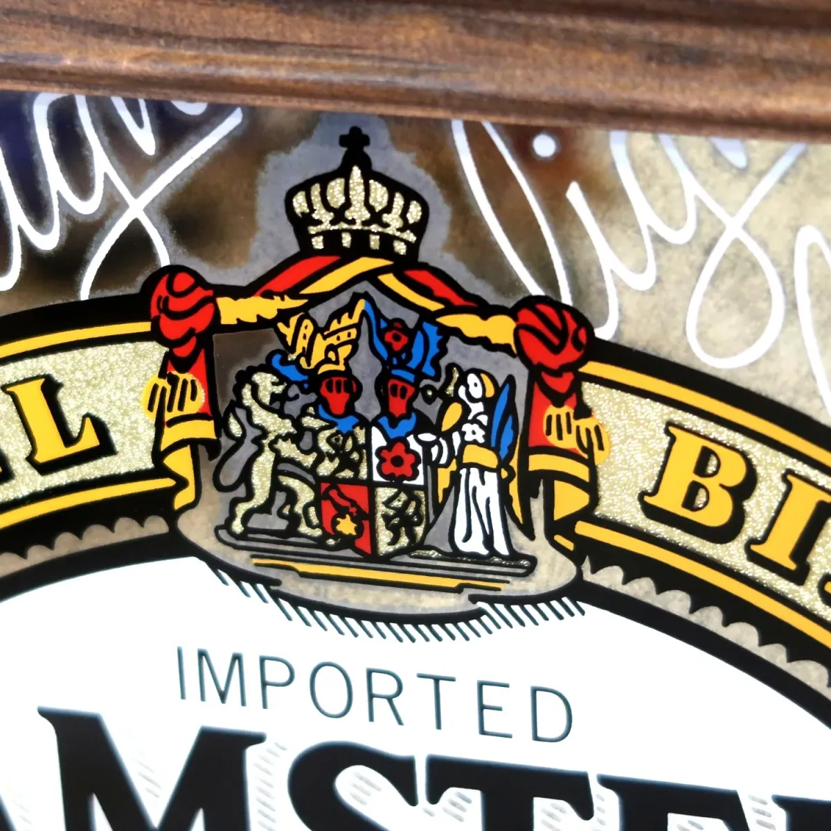 AMSTEL light ビンテージ パブミラー