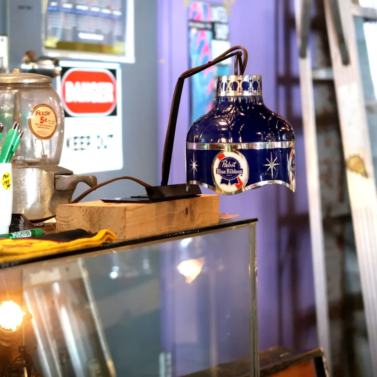 Pabst Blue Ribbon ビンテージ ライトサイン